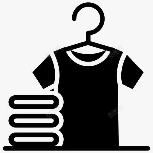 干净的衣服干净的衬衫t恤svg_新图网 https://ixintu.com 干净 衣服 衬衫 一组 卫生 保健 字形 向量 图标