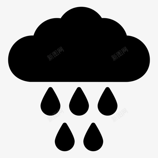 下雨天气毛毛雨大雨svg_新图网 https://ixintu.com 下雨 下雨天 天气 毛毛雨 大雨 暴雨 夏季 字形 矢量 矢量图 图标