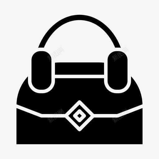 手提包奢侈品购物袋svg_新图网 https://ixintu.com 手提包 奢侈品 购物袋 购物 纯色