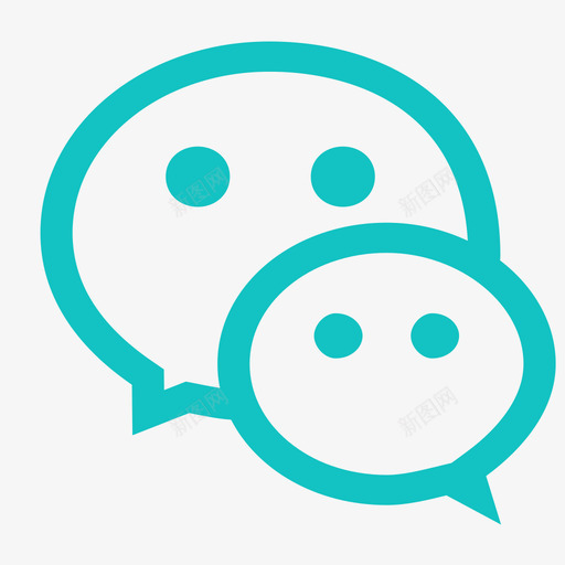微信2svg_新图网 https://ixintu.com 微信