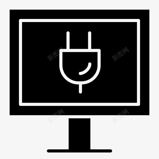 娱乐互联网电视svg_新图网 https://ixintu.com 娱乐 互联网 电视 设备 字形 设置