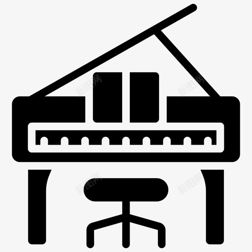 大钢琴电子乐器键盘合成器svg_新图网 https://ixintu.com 钢琴 键盘 电子 乐器 合成器 音乐 爱情 婚礼 字形 矢量 矢量图