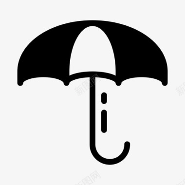 雨伞小工具防护用品图标
