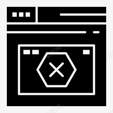 internet错误页面图标