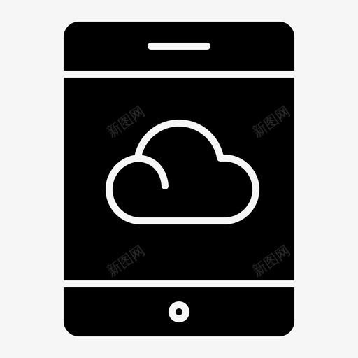 备份云智能手机svg_新图网 https://ixintu.com 备份 智能 手机 设备