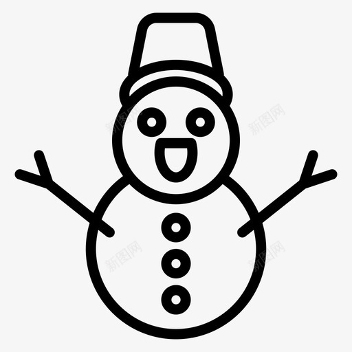 雪人圣诞雪人雪人性格svg_新图网 https://ixintu.com 雪人 圣诞 性格 设计 冬季 天气 秋天 天和 生态 矢量 矢量图