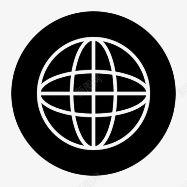 中心沟通全球图标