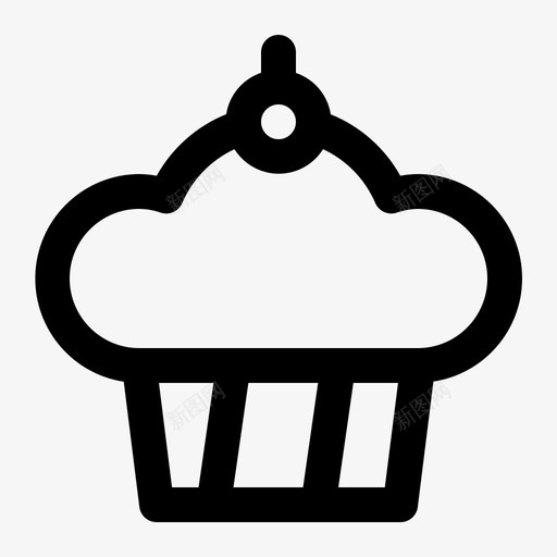 纸杯蛋糕庆典娱乐svg_新图网 https://ixintu.com 纸杯 蛋糕 庆典 娱乐活动 聚会