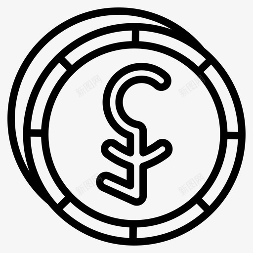 瑞尔币铸币货币svg_新图网 https://ixintu.com 瑞尔 货币 铸币 金融 集合 合线 向量 图标