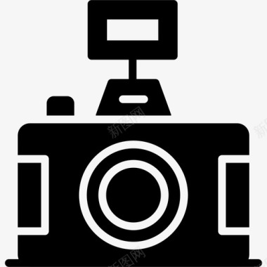 记者相机数码相机即时照片图标