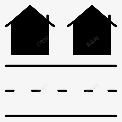 不动产房屋住宅svg_新图网 https://ixintu.com 不动产 房屋 住宅 建筑物