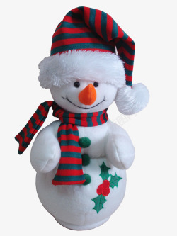 玩具圣诞绒毛玩具雪人素材