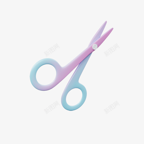 剪刀3D医疗图标图png_新图网 https://ixintu.com 剪刀 医疗 图标 标图