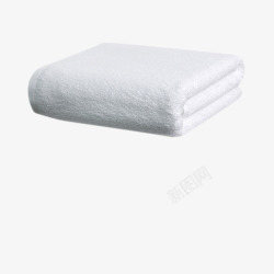 白毛巾素材