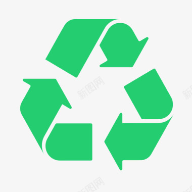 废弃物处理环境保护图标