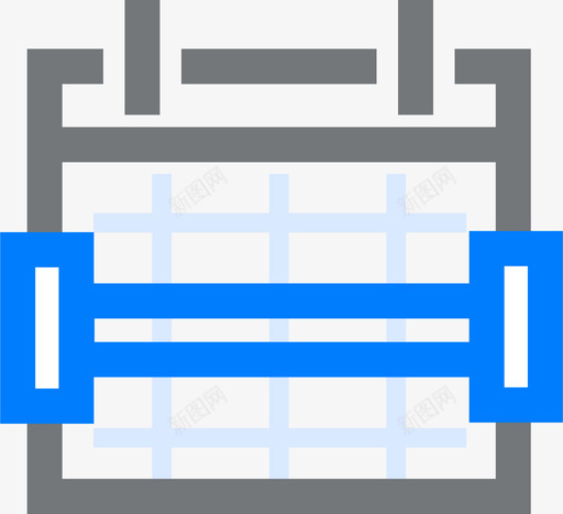 日期范围选中svg_新图网 https://ixintu.com 日期 范围 选中