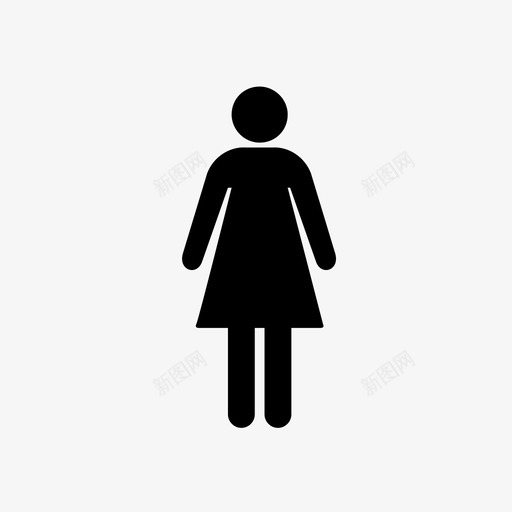 女厕所svg_新图网 https://ixintu.com 女厕所