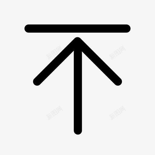 icon回顶部svg_新图网 https://ixintu.com 顶部