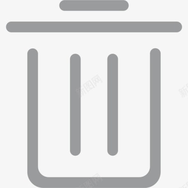 创建任务页删除垃圾桶icon图标