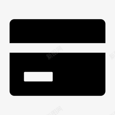 信用卡填充图标