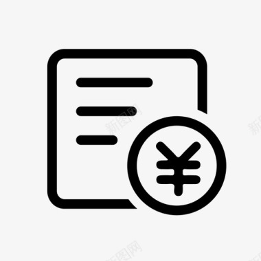 电子发票打印图标