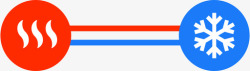 热水icon冷热水组合口高清图片