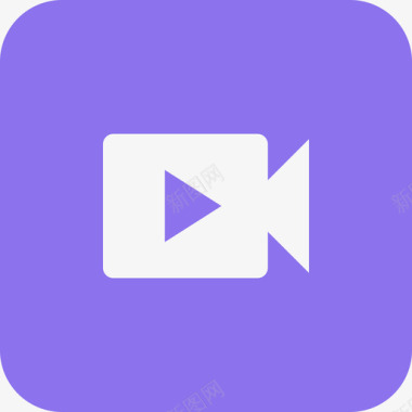 icon2镂空视频共享服务图标