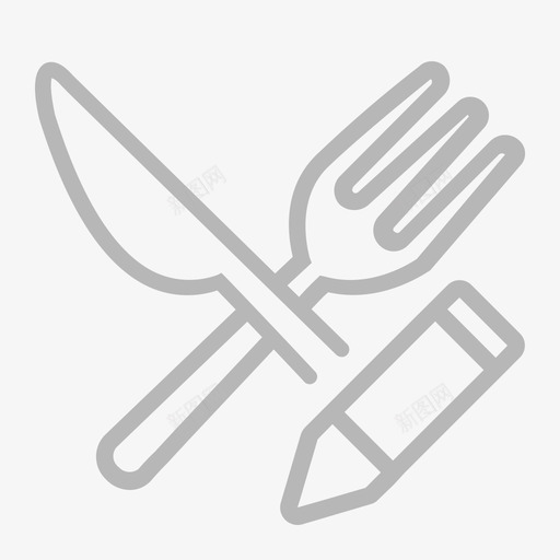 ico餐饮管理用餐登记svg_新图网 https://ixintu.com 餐饮管理 用餐 登记