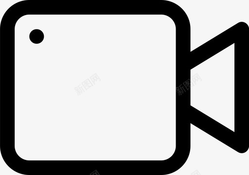 案件视频iconsvg_新图网 https://ixintu.com 案件 视频