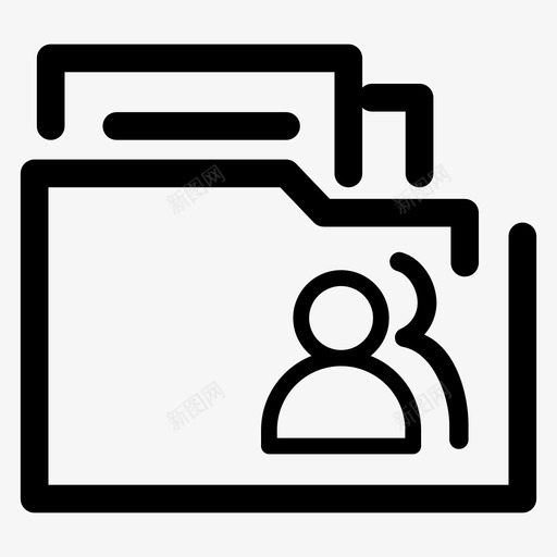 人事档案svg_新图网 https://ixintu.com 人事 档案