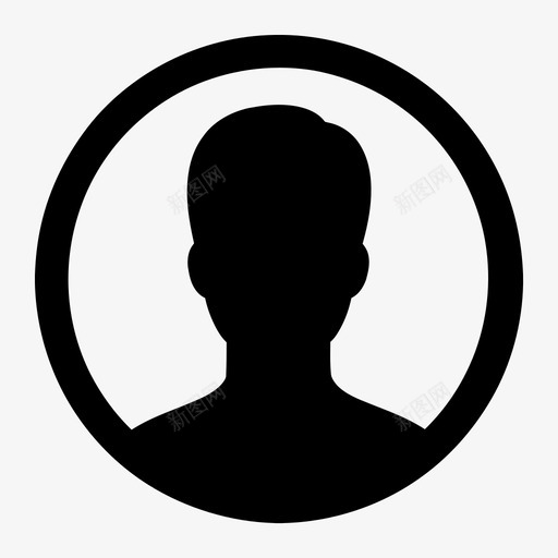 默认头像男svg_新图网 https://ixintu.com 默认 头像