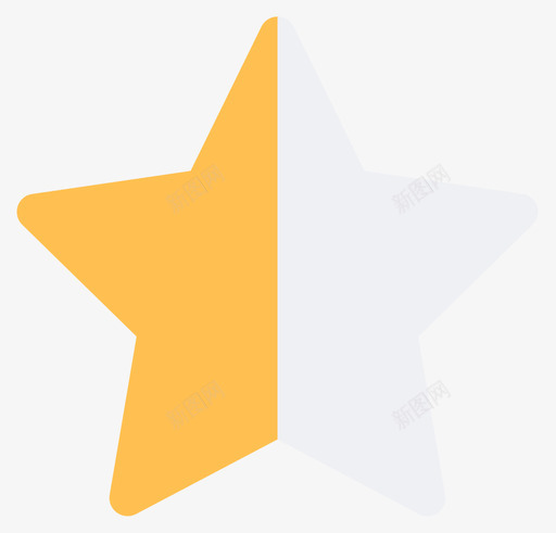 活动评级半星svg_新图网 https://ixintu.com 活动 评级 半星