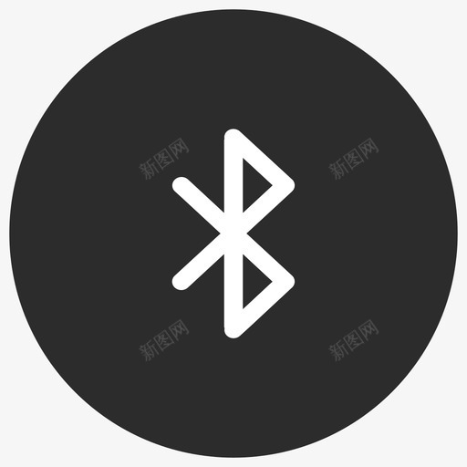 蓝牙带框svg_新图网 https://ixintu.com 蓝牙 带框 画板