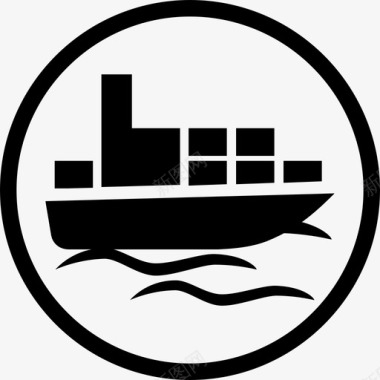 海运出口整箱图标
