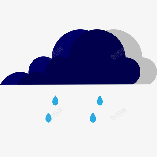 中雨01svg_新图网 https://ixintu.com 中雨