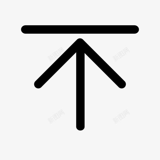 icon回顶部svg_新图网 https://ixintu.com 顶部