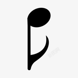 八分音符倒传统八分音符倒高清图片