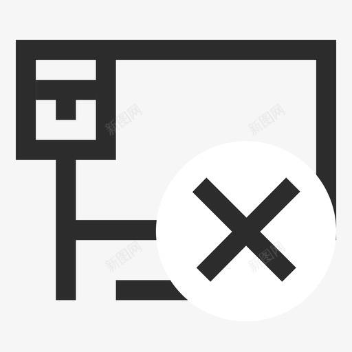 网络图标掉线svg_新图网 https://ixintu.com 网络 图标 掉线