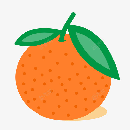 橘子橙子svg_新图网 https://ixintu.com 橘子 橙子 填充 简约 多色 圆润 精美 手绘