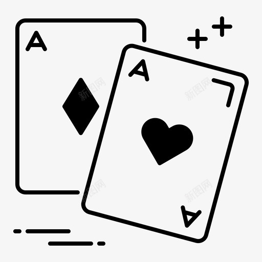 playingcardssvg_新图网 https://ixintu.com 线性 手绘