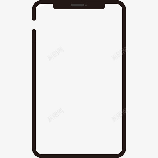 软件svg_新图网 https://ixintu.com 软件 手机 线性 扁平 手绘 单色 简约 精美 方正 圆润 商务