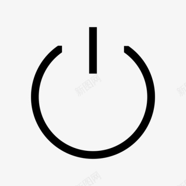 icon关机键图标