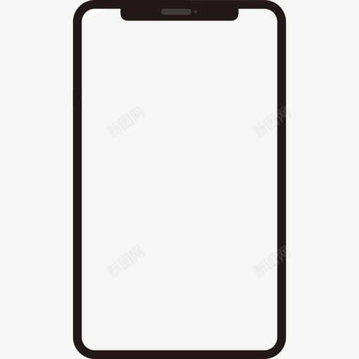 软件手机svg_新图网 https://ixintu.com 软件 手机 线性 扁平 手绘 精美 简约 单色 可爱 商务 圆润