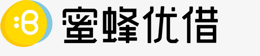 蜜蜂优借专办logoRGB横向图标