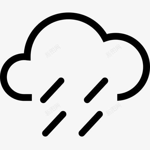 09大雨2svg_新图网 https://ixintu.com 大雨