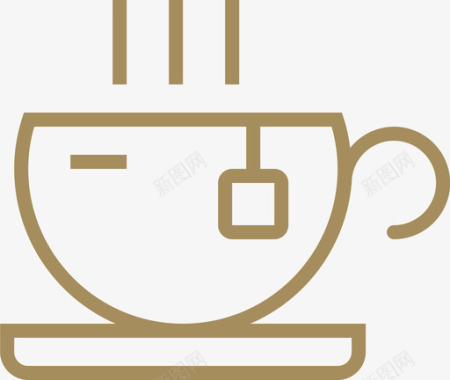 茶具咖啡具酒具图标