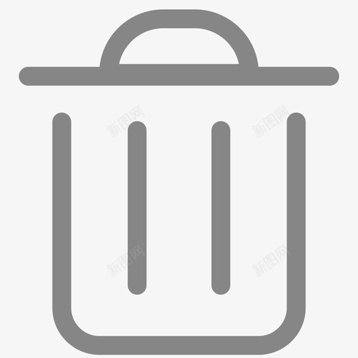 垃圾桶2xsvg_新图网 https://ixintu.com 垃圾桶