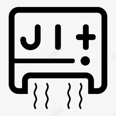 空调温控器icon图标