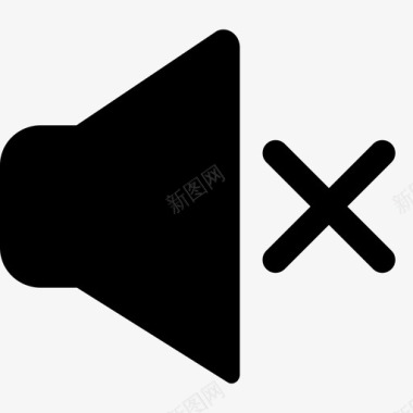 视频icon关闭声音图标