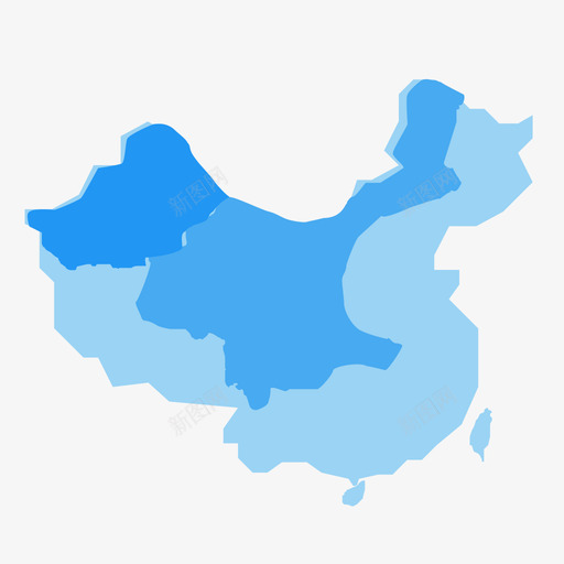 省地图2svg_新图网 https://ixintu.com 省地 地图